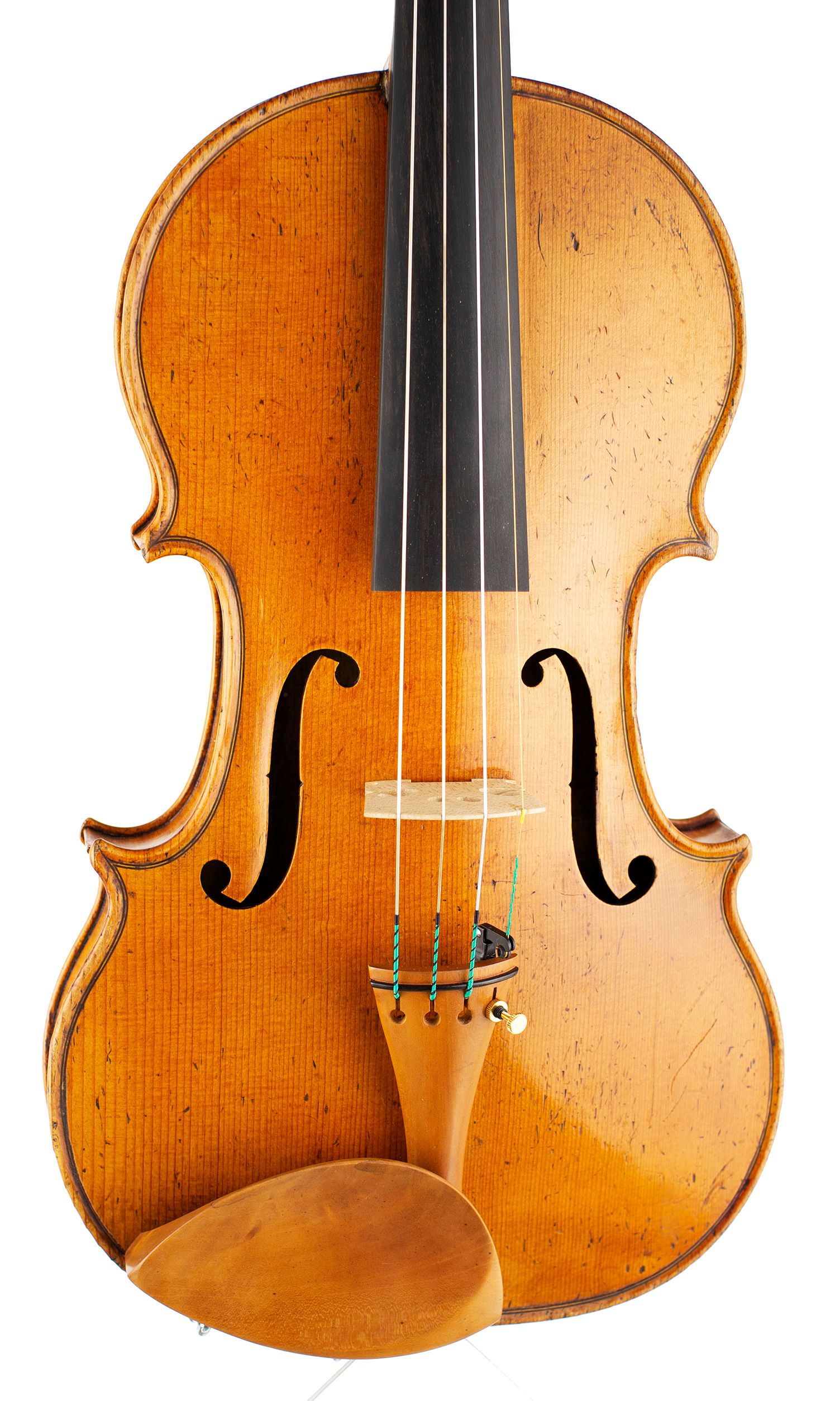 Violin by Joseph Laurent Mast, Toulouse, circa 1800 — angled view, 10°