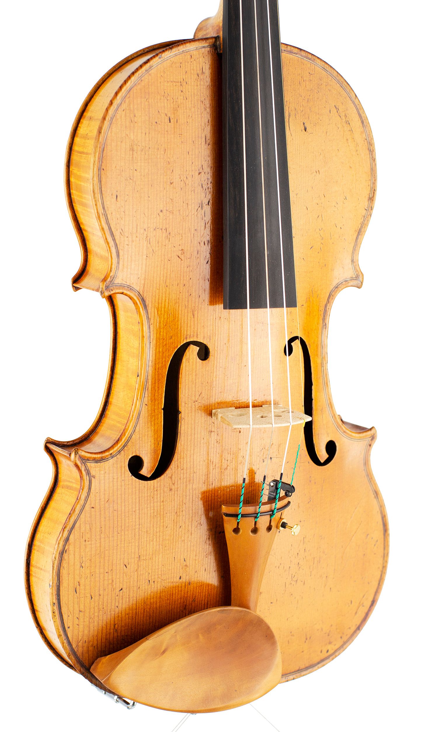 Violin by Joseph Laurent Mast, Toulouse, circa 1800 — angled view, 30°