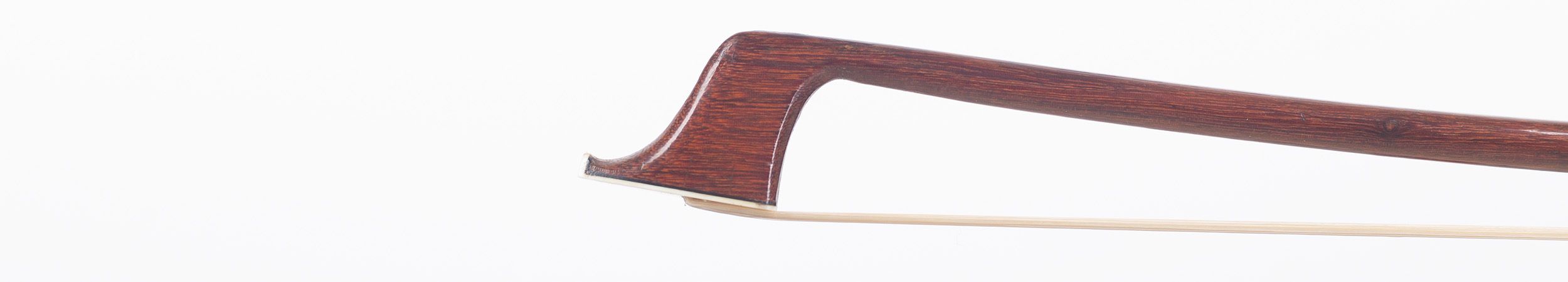A silver-mounted cello bow by Auguste Lenoble, Paris — head