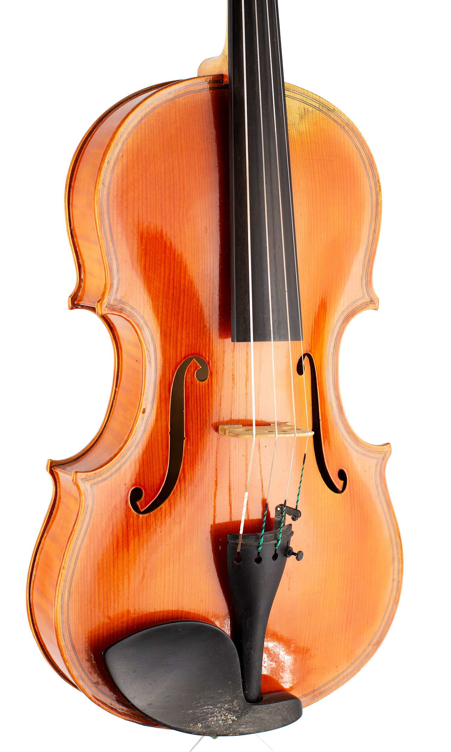 A viola by Rodrick R. Ward, Cambridge, 2010 — angled view, 30°