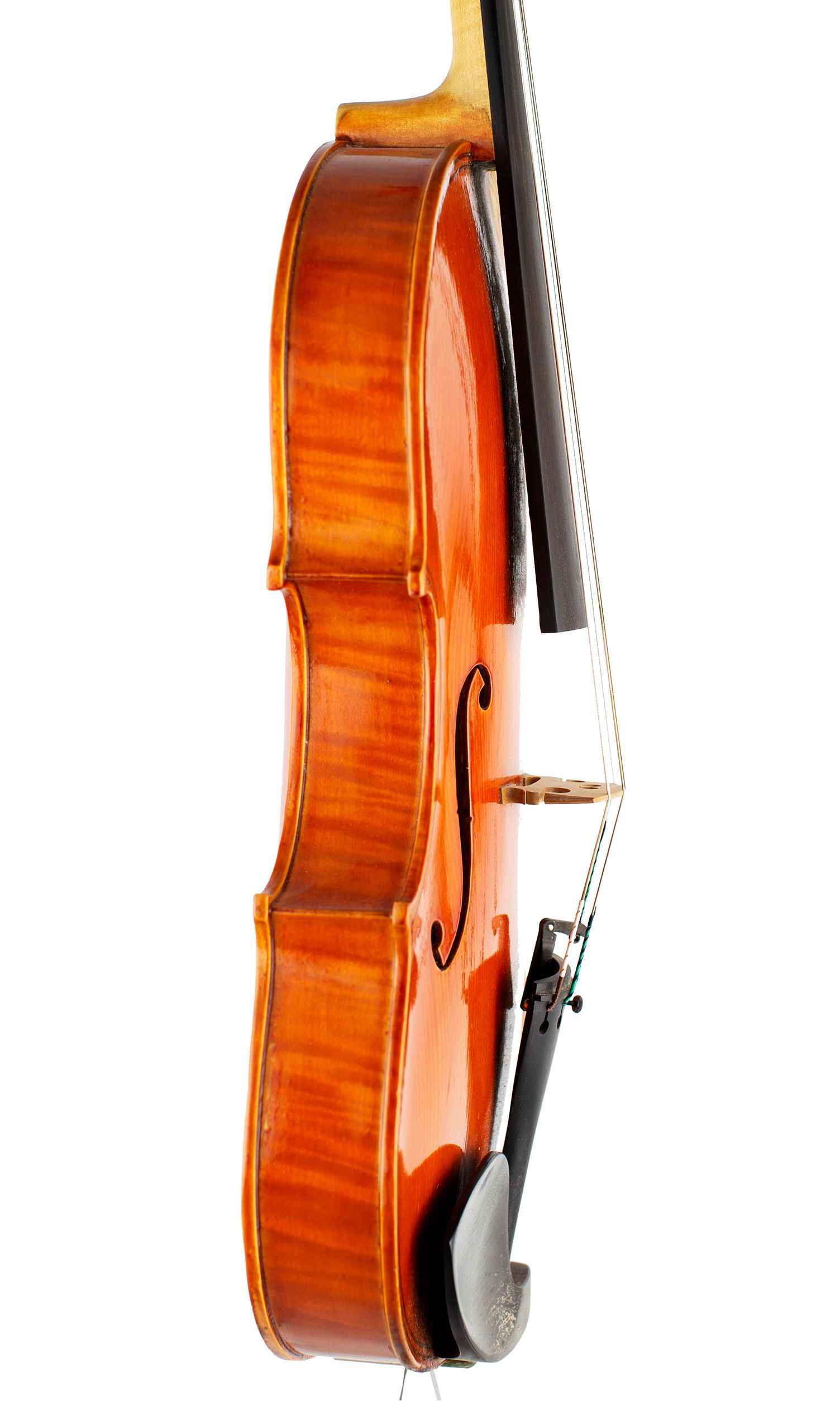 A viola by Rodrick R. Ward, Cambridge, 2010 — angled view, 80°