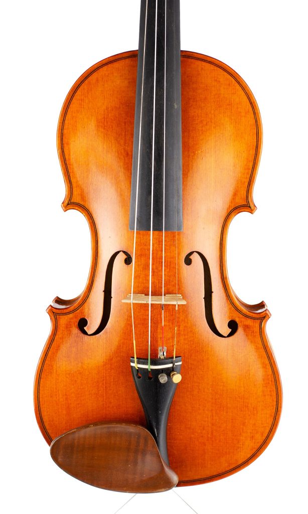 A violin by Gerald Littlewood, Hollingworth-in-Longendale, 1976 — front