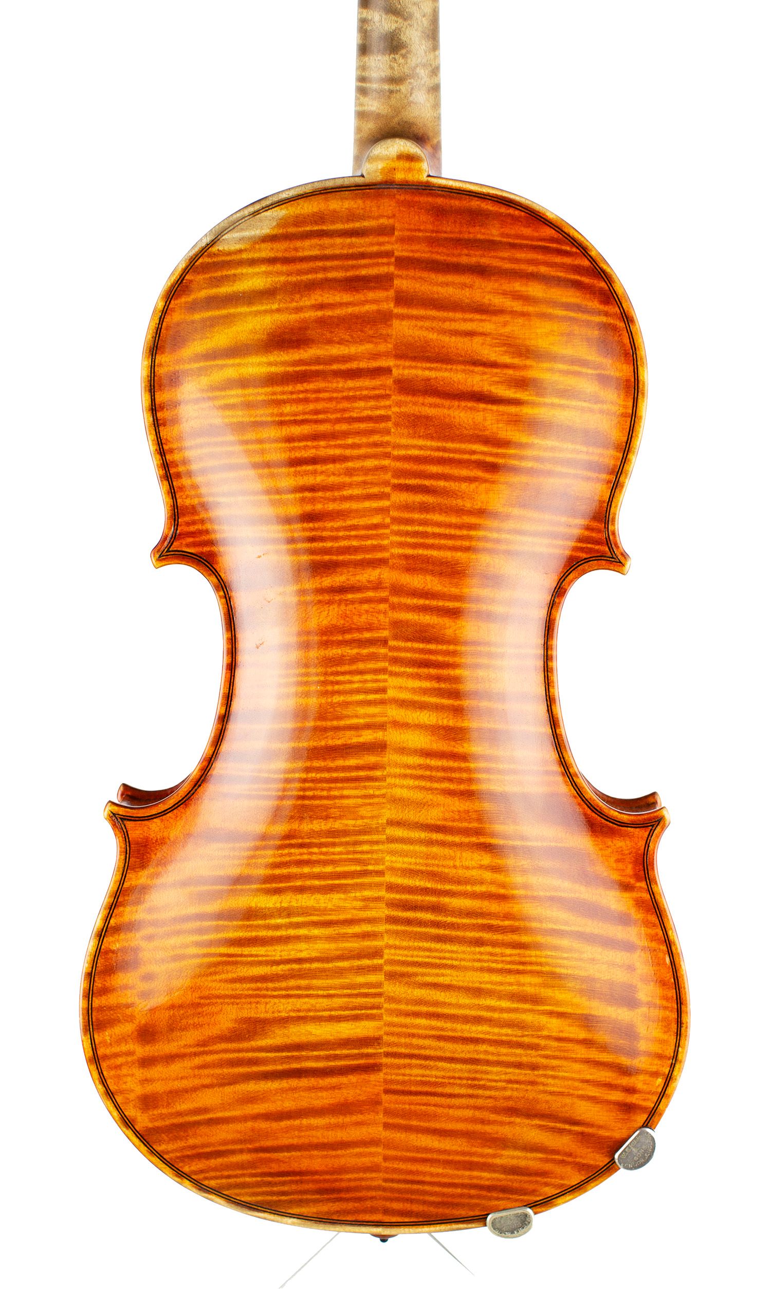 Violin by Pierre Gaggini, Nice, 1982 — back