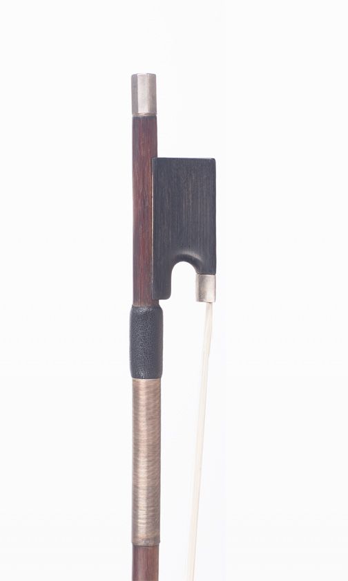 A violin bow by W. E. Hill & Sons, London — frog detail