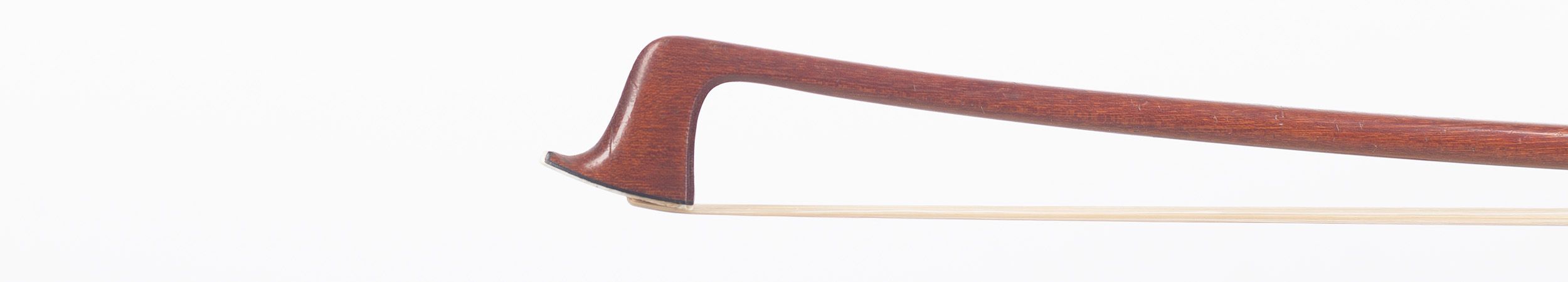 A silver-mounted violin bow by Claude Auguste Thomassin, Paris, circa 1920 — head