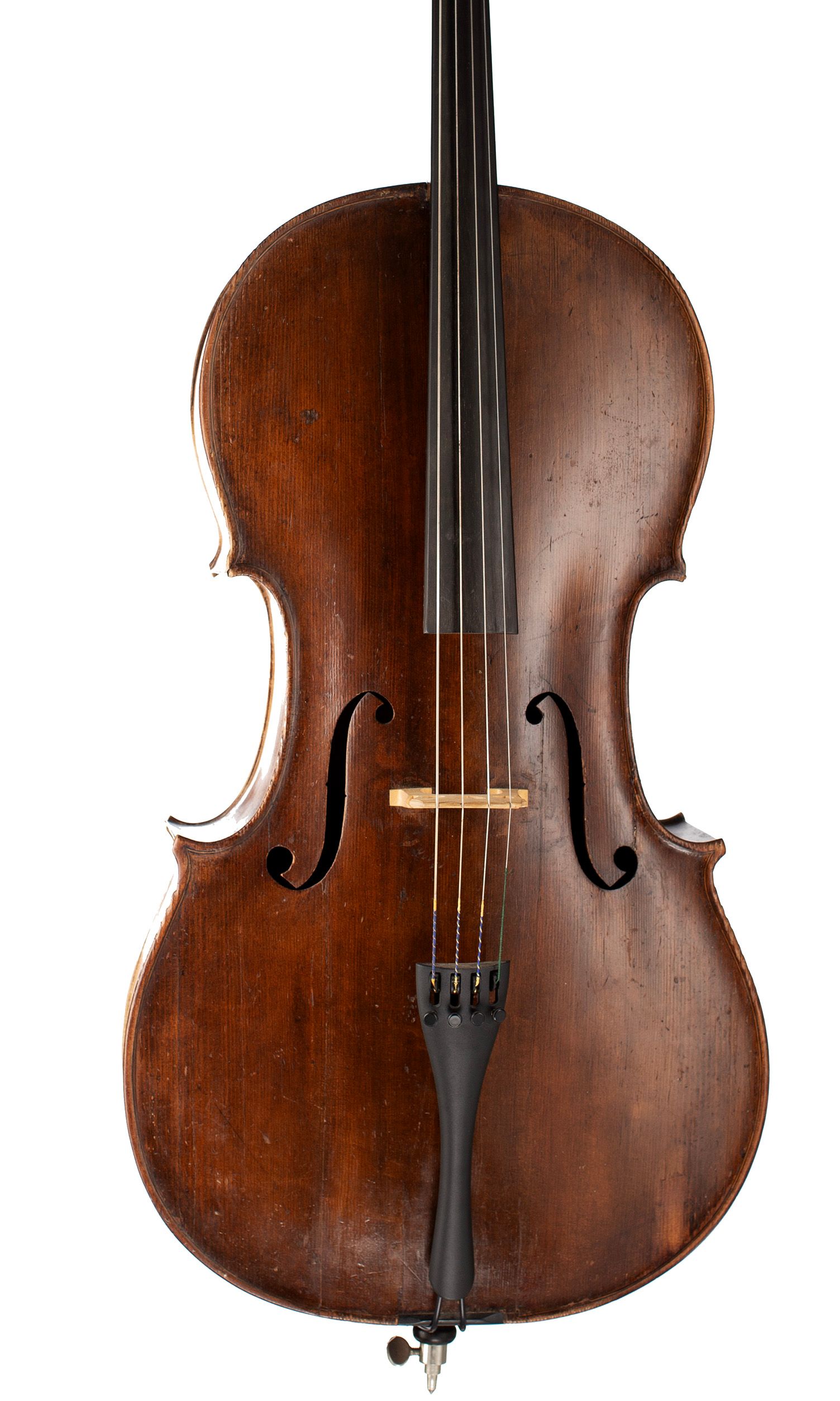 Violin by Job Ardern, Wilmslow, circa 1870 — angled view, 10°