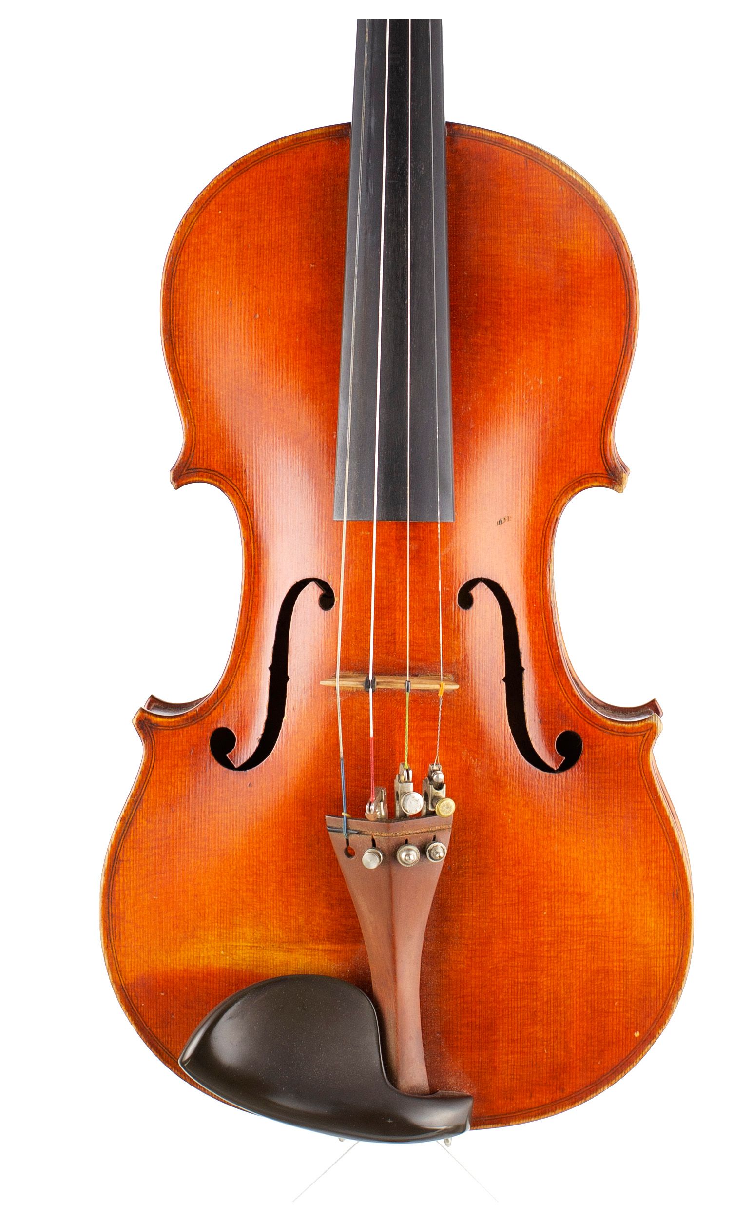 Violin by Georges Adolphe Chanot, Manchester, 1890 — front