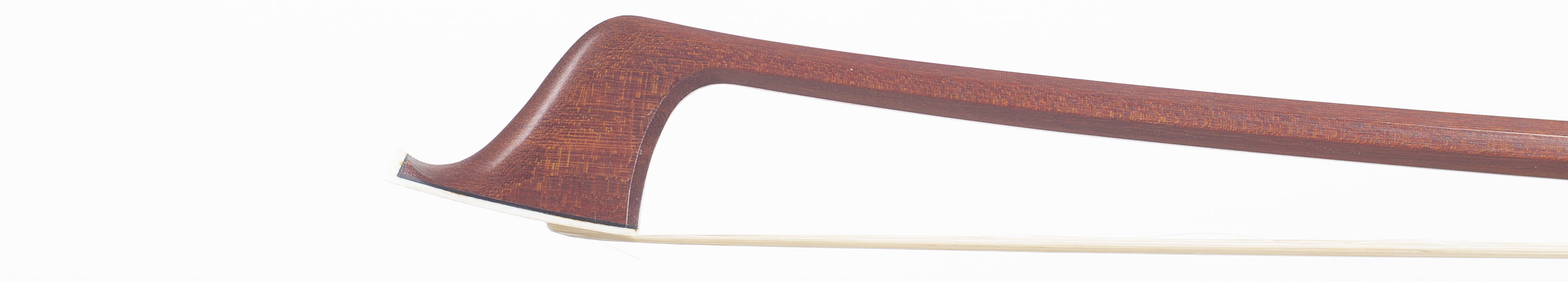 A gold-mounted cello bow by Lothar Seifert — head