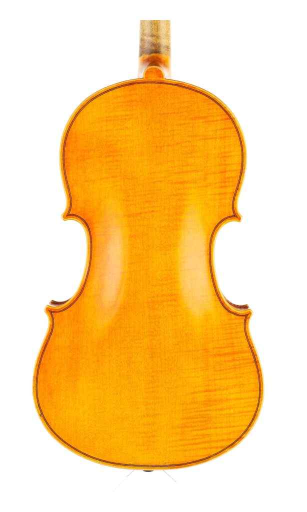 Three-quarter size violin by Breton Brevete, Mirecourt, circa 1900 — back