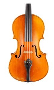 Three-quarter size violin by Breton Brevete, Mirecourt, circa 1900 — front