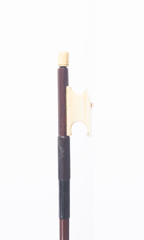 An ivory-mounted violin bow by John Dodd, London, circa 1780 — frog detail