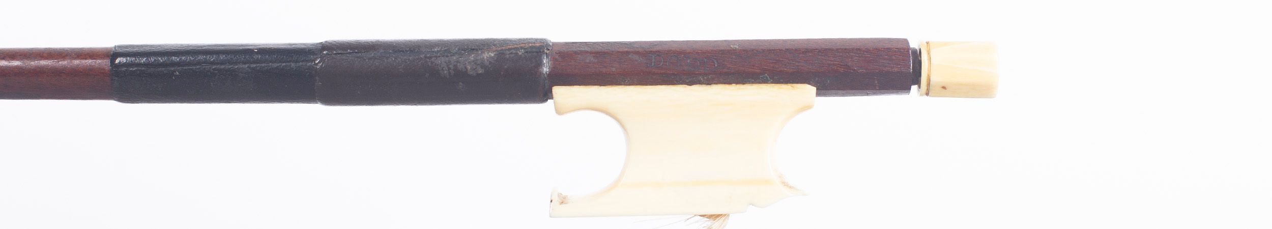 An ivory-mounted violin bow by John Dodd, London, circa 1780 — frog