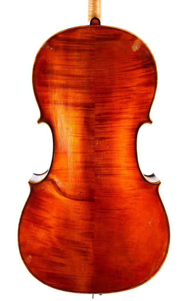 Cello by Thomas Kennedy, London, circa 1840 — back