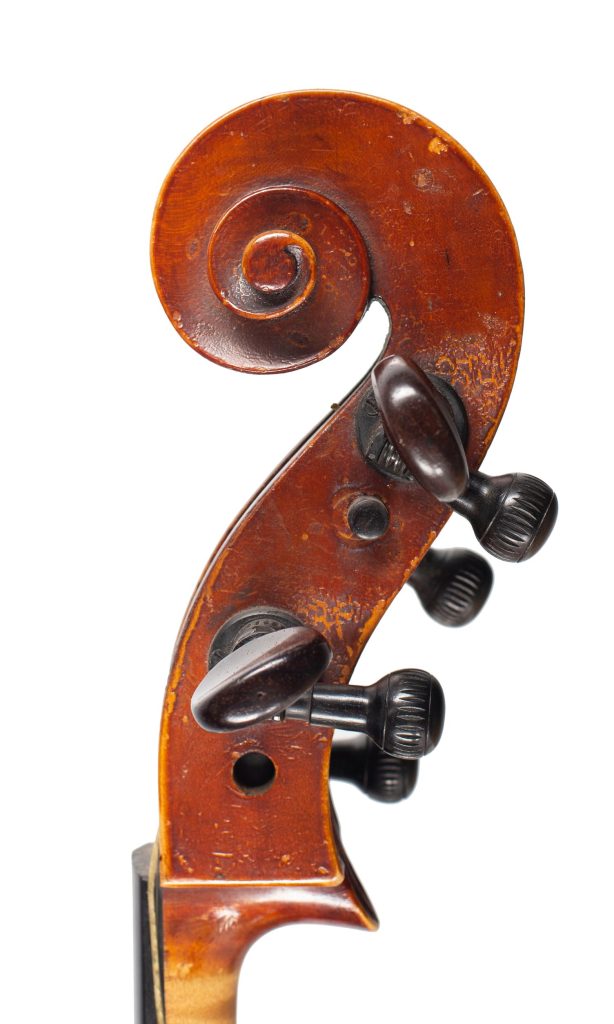 Cello by Thomas Kennedy, London, circa 1840 — scroll