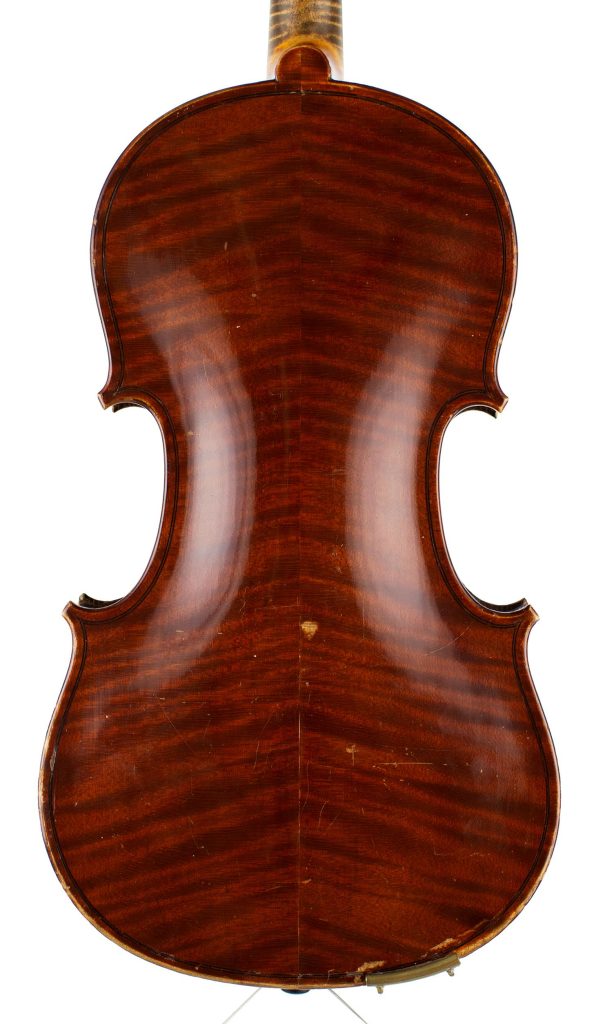 Violin by Gustave Bazin — back
