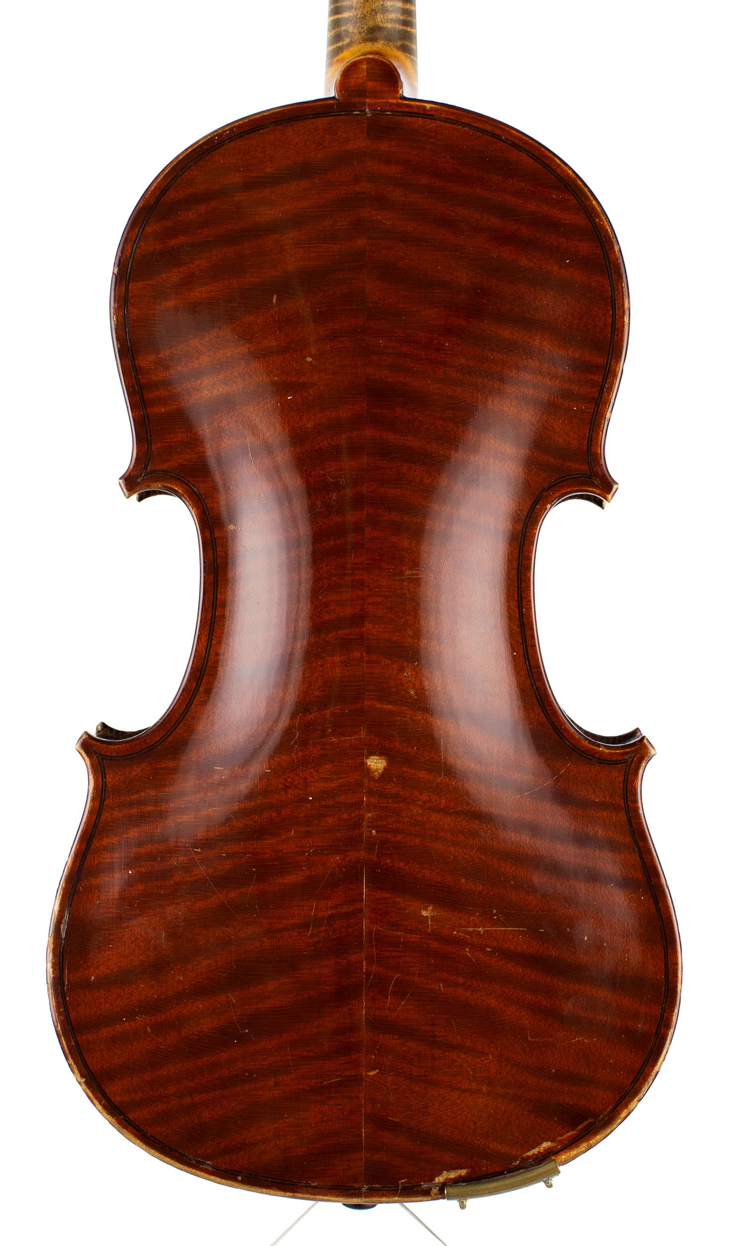 Violin by Gustave Bazin — back