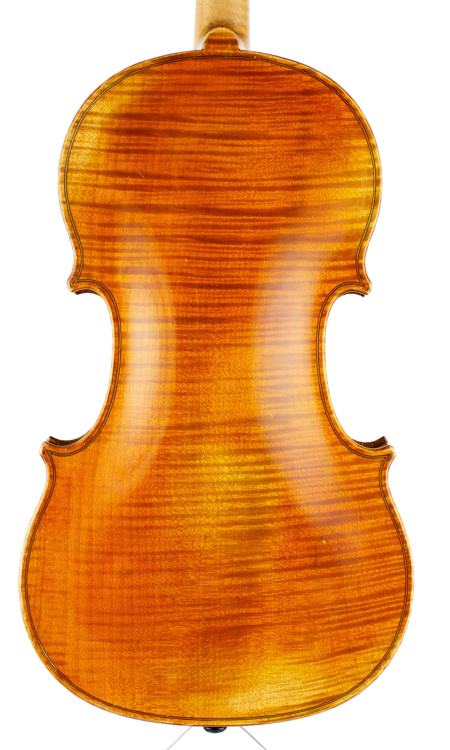 Violin, Workshop of Johann Reiter, Mittenwald, 1941 — back