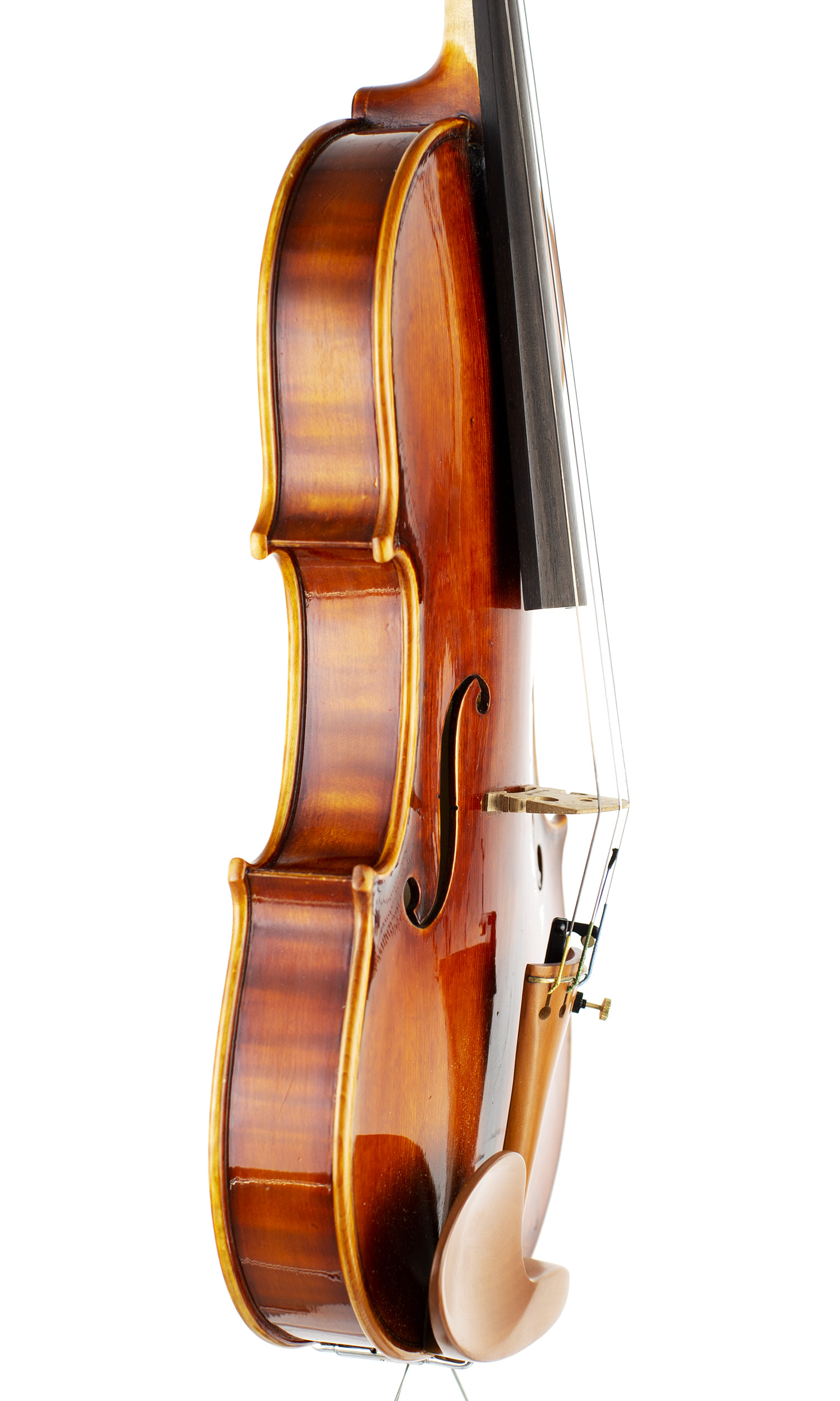 A violin by Dario Alejandro Forero Rojas, Cremona, 2006 — angled view, 70°