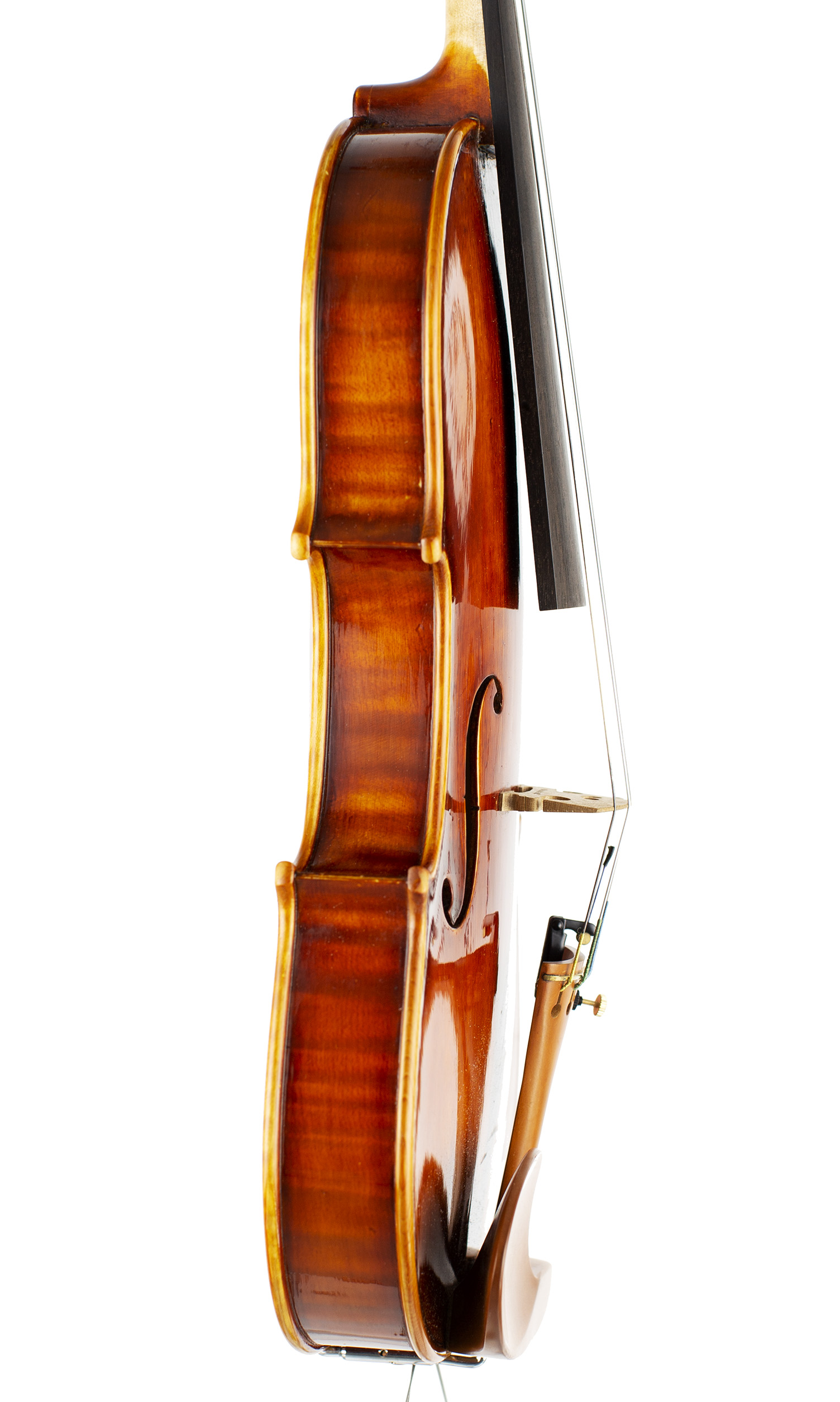 A violin by Dario Alejandro Forero Rojas, Cremona, 2006 — angled view, 80°