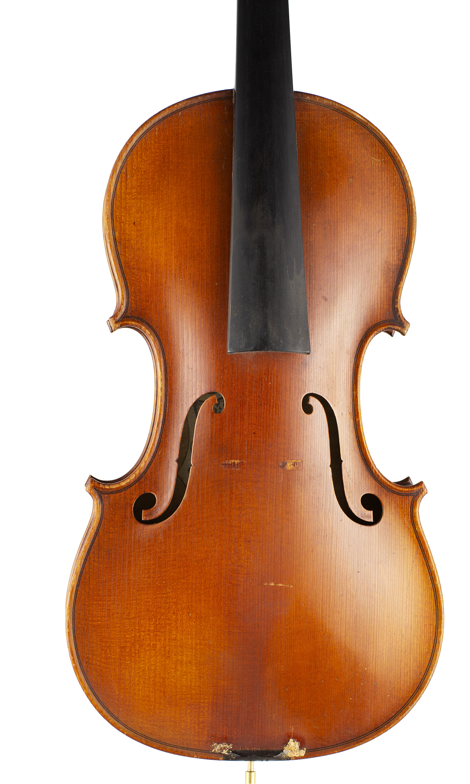 A violin by Lucien Schmidt, Grenoble, 1934 — angled view, 10°