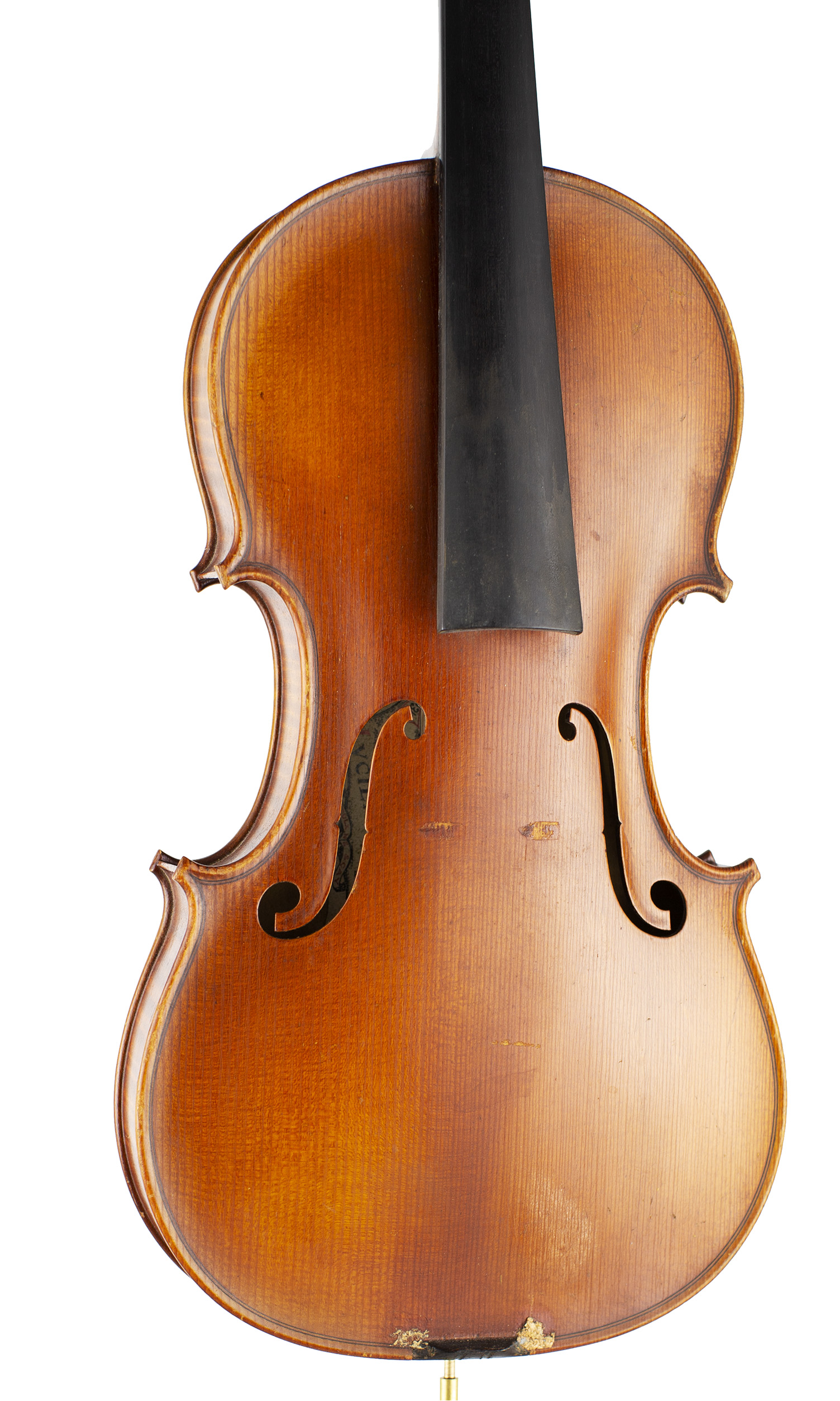 A violin by Lucien Schmidt, Grenoble, 1934 — angled view, 20°