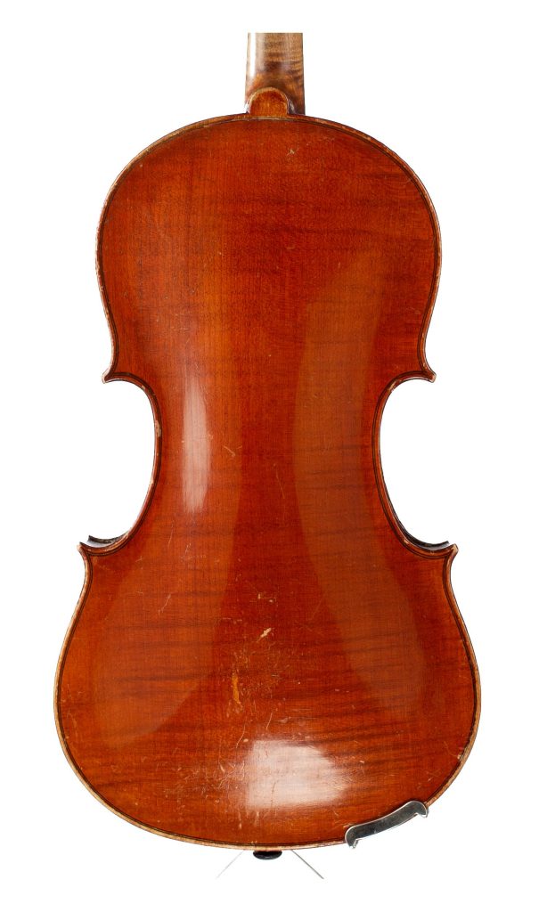 Violin, Workshop of Jérôme Thibouville-Lamy, Mirecourt, circa 1900 — back