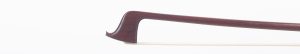 A silver-mounted violin bow by James Tubbs, London — head and frog