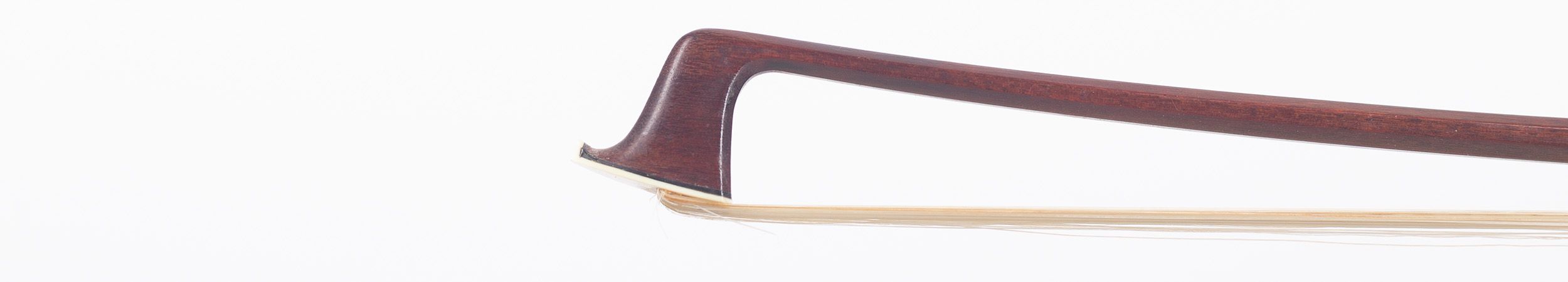 A silver-mounted violin bow by F. N. Voirin, Paris — head