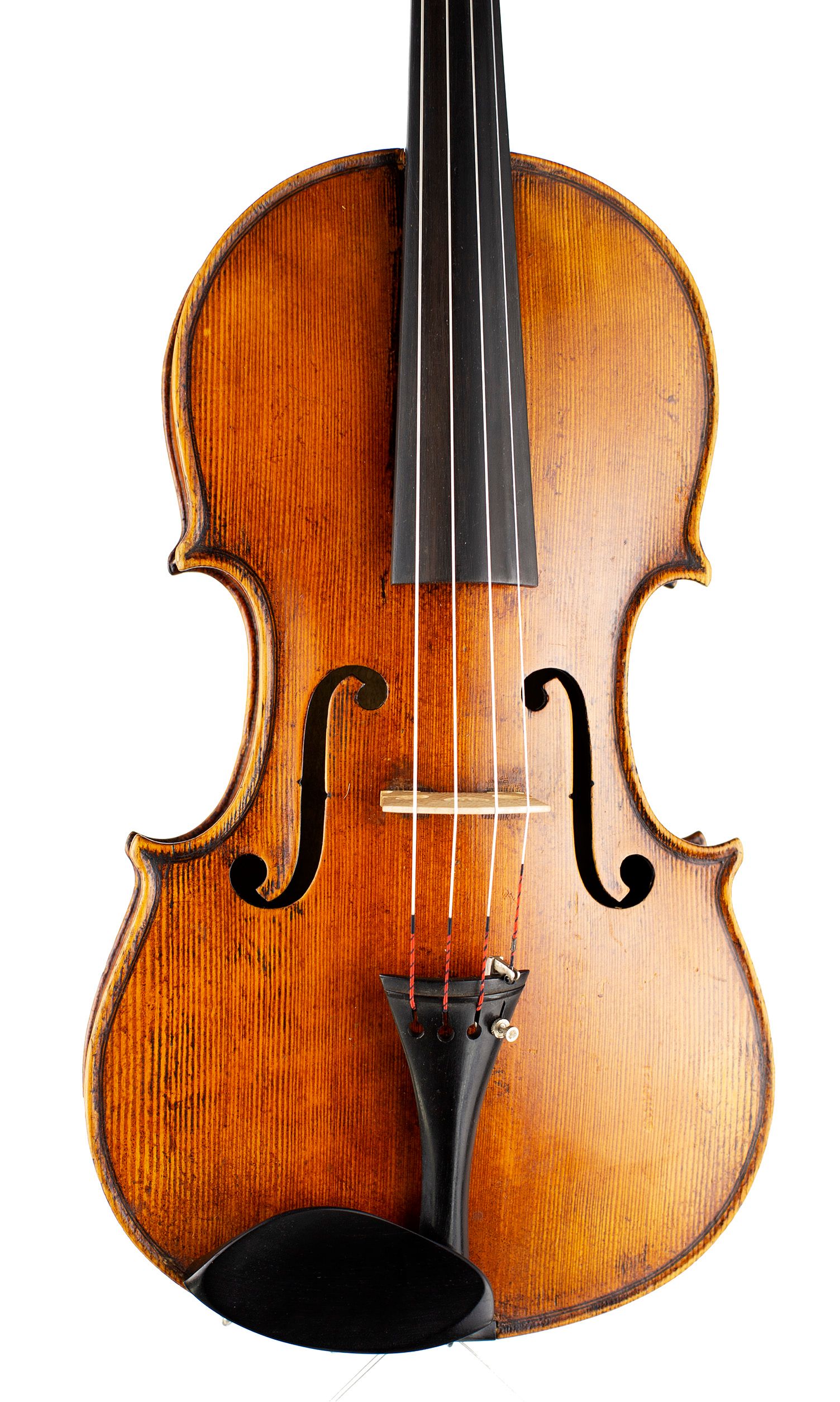 Viola by Charles John Wilkinson, London, circa 1950 — angled view, 10°