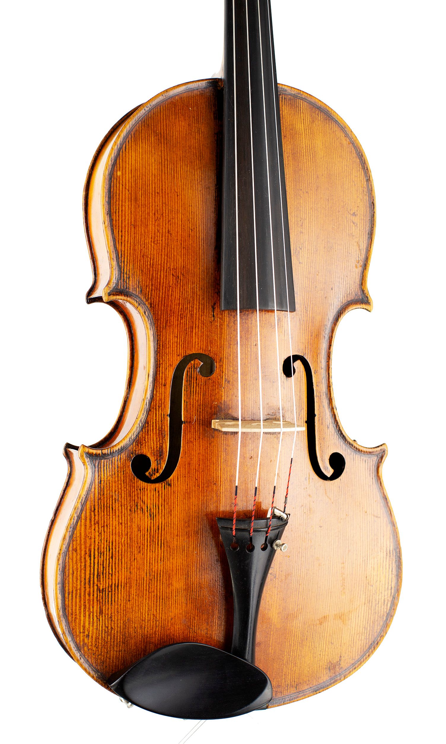 Viola by Charles John Wilkinson, London, circa 1950 — angled view, 20°