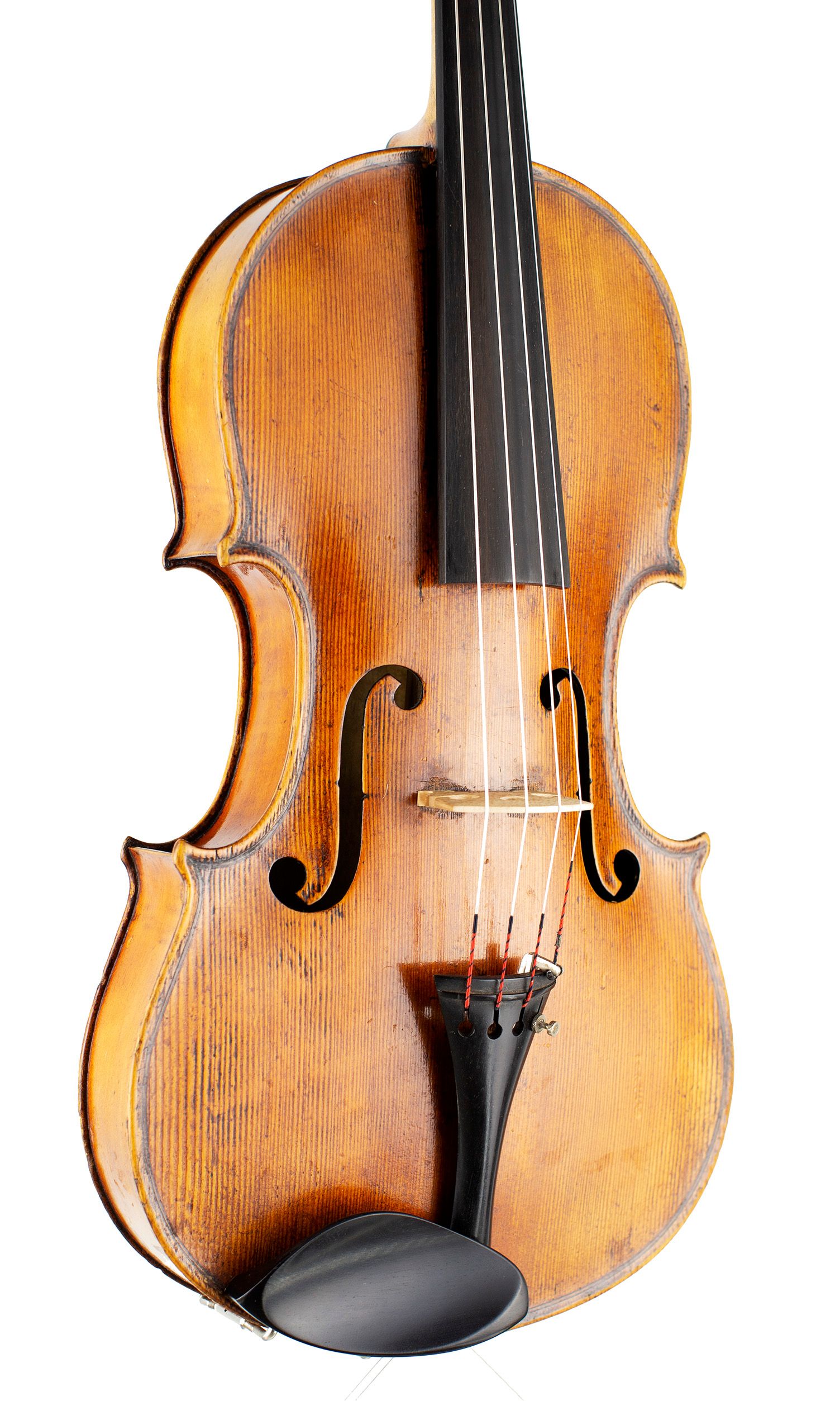 Viola by Charles John Wilkinson, London, circa 1950 — angled view, 30°