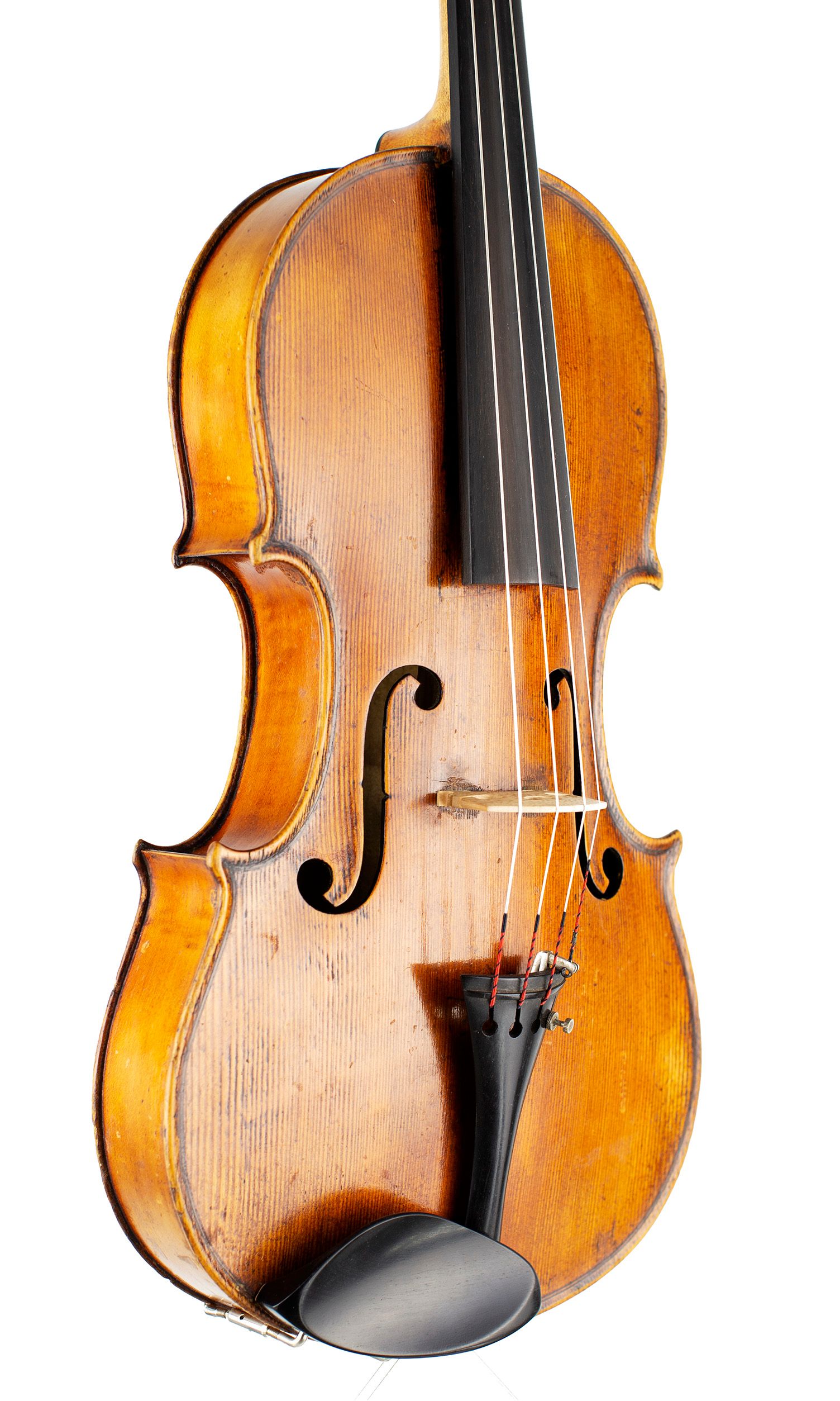 Viola by Charles John Wilkinson, London, circa 1950 — angled view, 40°