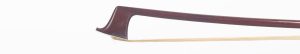 A silver-mounted violin bow by Nicolas Rémy Maire, Paris, circa 1860 — head and frog