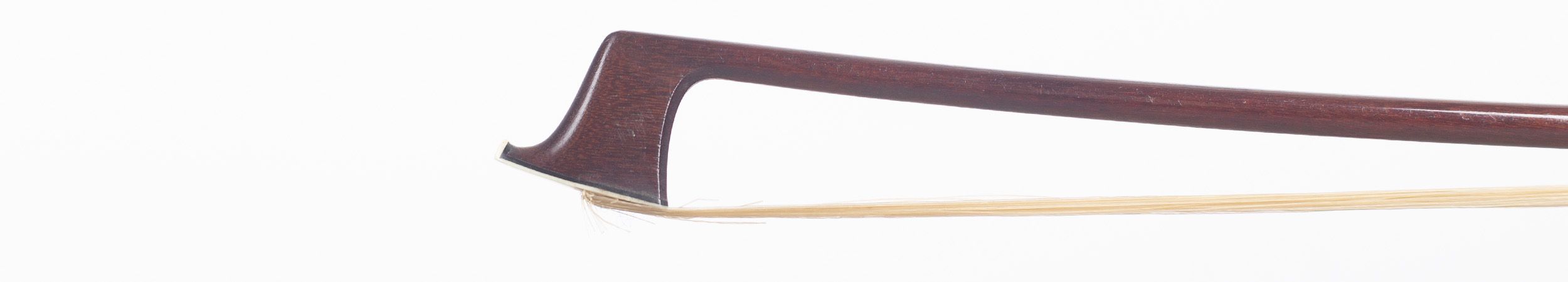 A silver-mounted violin bow by Nicolas Rémy Maire, Paris, circa 1860 — head