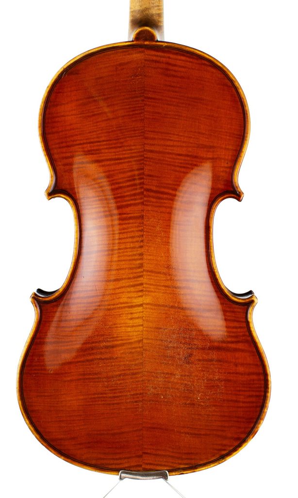 Violin by Christer Barter, Sweden, 1946 — back
