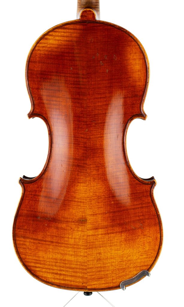 Violin, Workshop of Jules Grandjon, Mirecourt, circa 1880 — back