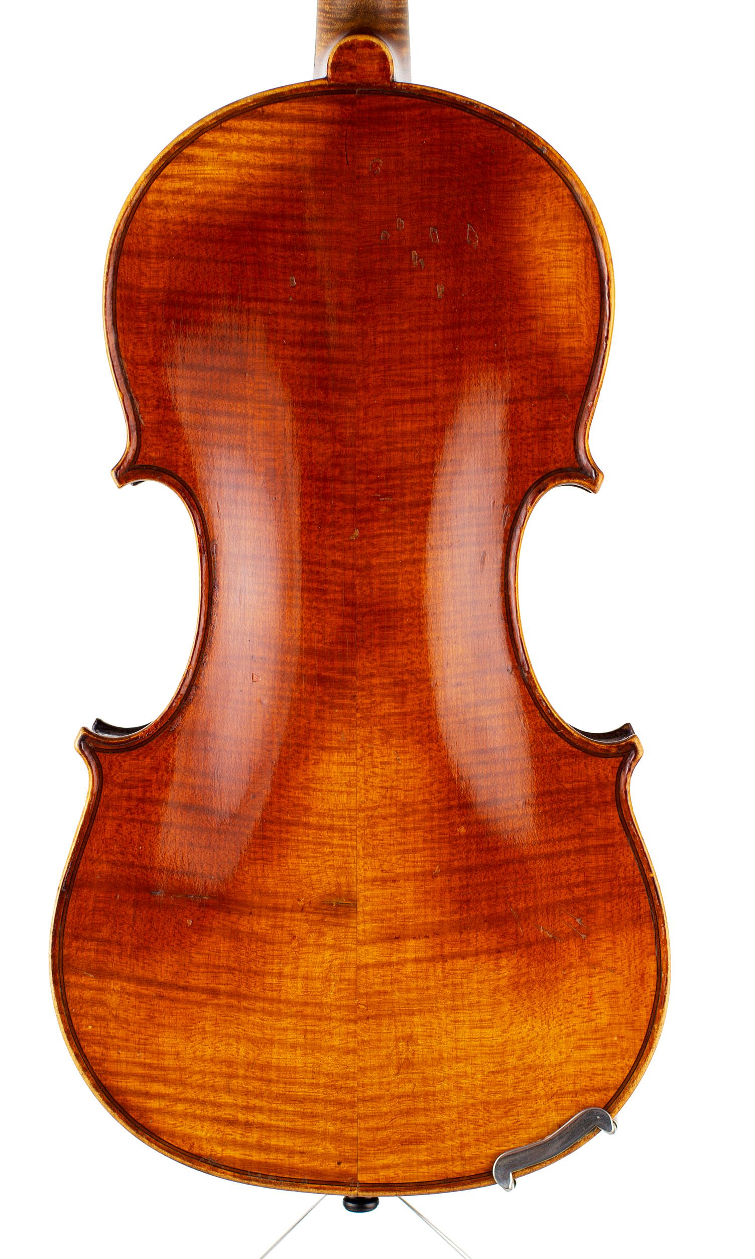 Violin, Workshop of Jules Grandjon, Mirecourt, circa 1880 — back