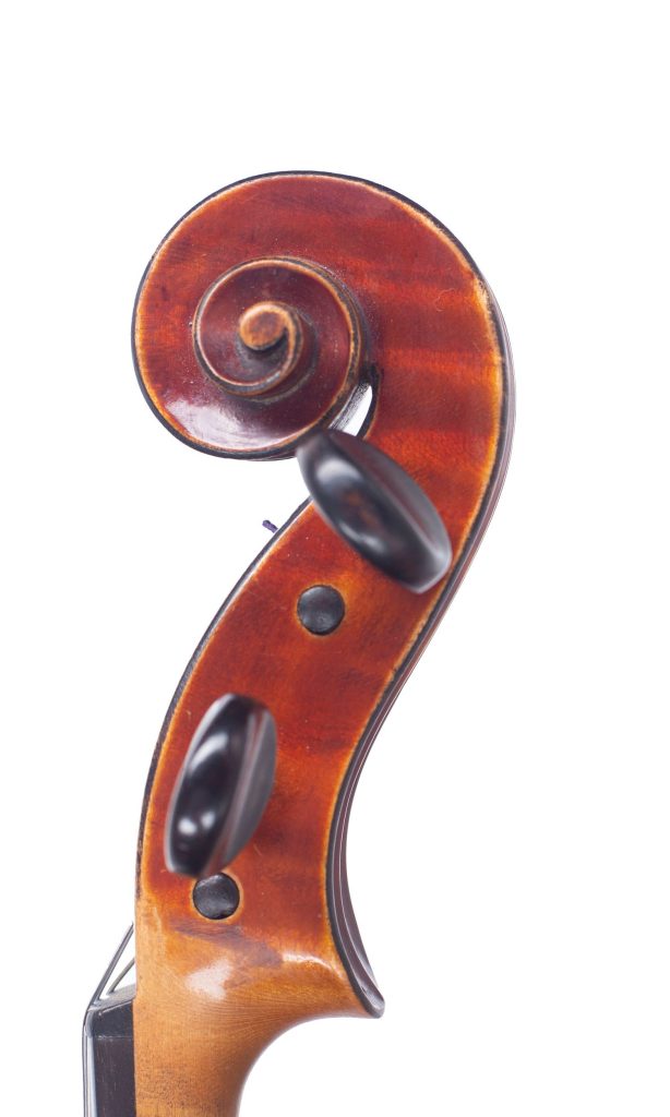 Violin, Workshop of Paul Serdet, Paris, 1897 — scroll