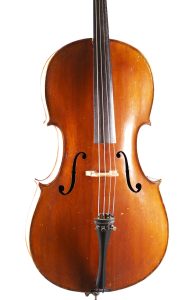 A gold-mounted violin bow by H. Byrom, Canterbury — head and frog