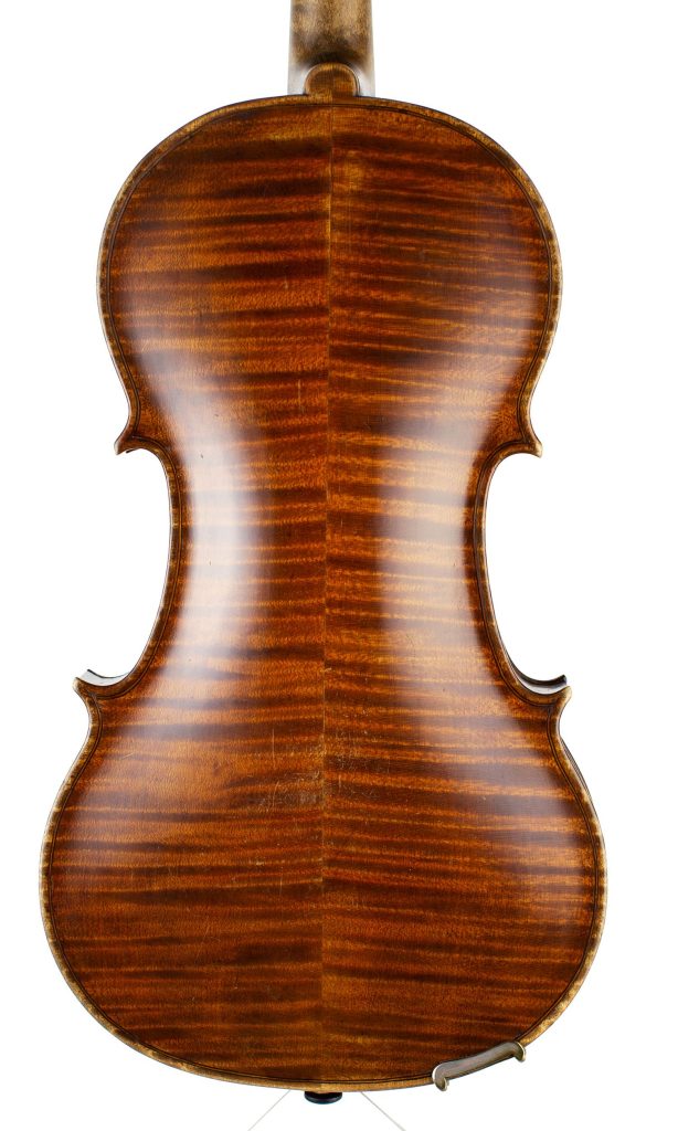 Violin by James William Briggs, Wakefield, 1888 — back