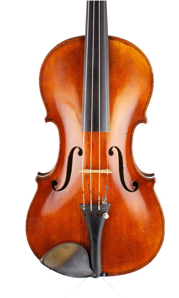 Violin by Jeffery James Gilbert, Peterborough, 1890 — front