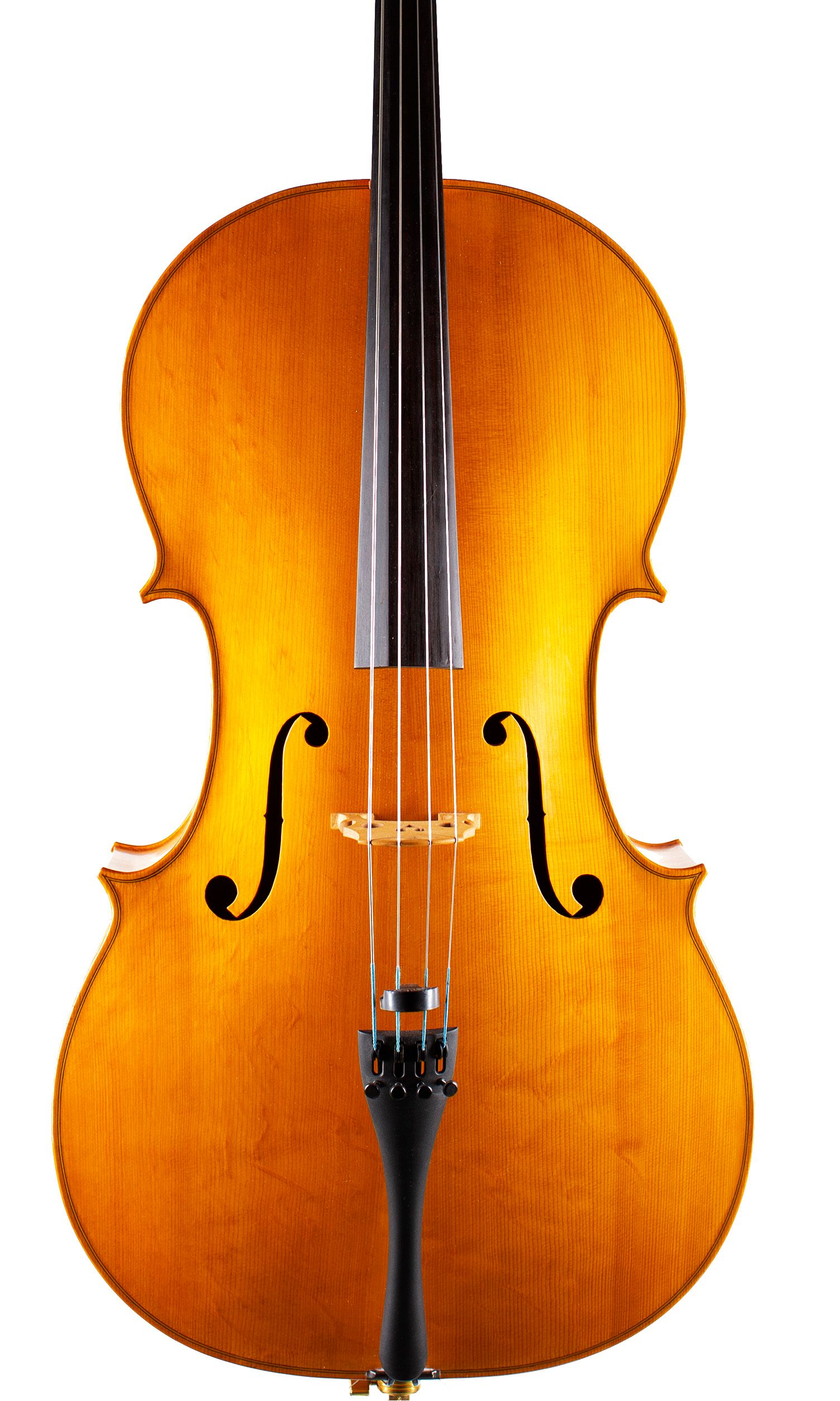 A cello by John Standen, Inverness, 2009 — front