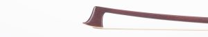 A silver-mounted viola bow by Conrad Gotz, Germany — head and frog