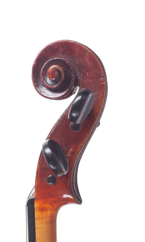 Violin by Thomas Perry, Dublin, circa 1800 — scroll