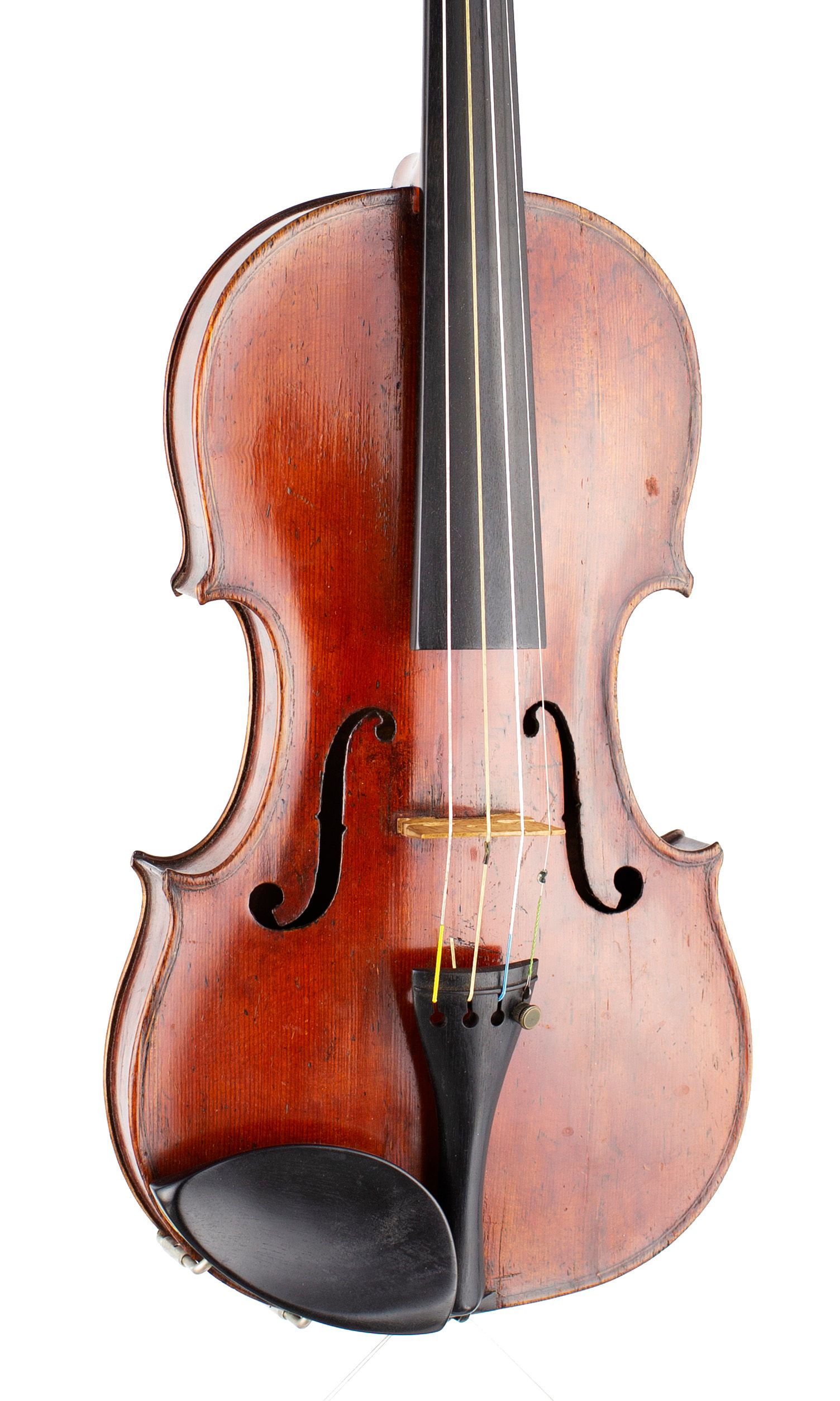 Violin by Thomas Perry, Dublin, circa 1800 — angled view, 20°