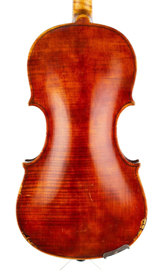 Violin by Robert A. Stanley, Manchester, 1901 — back