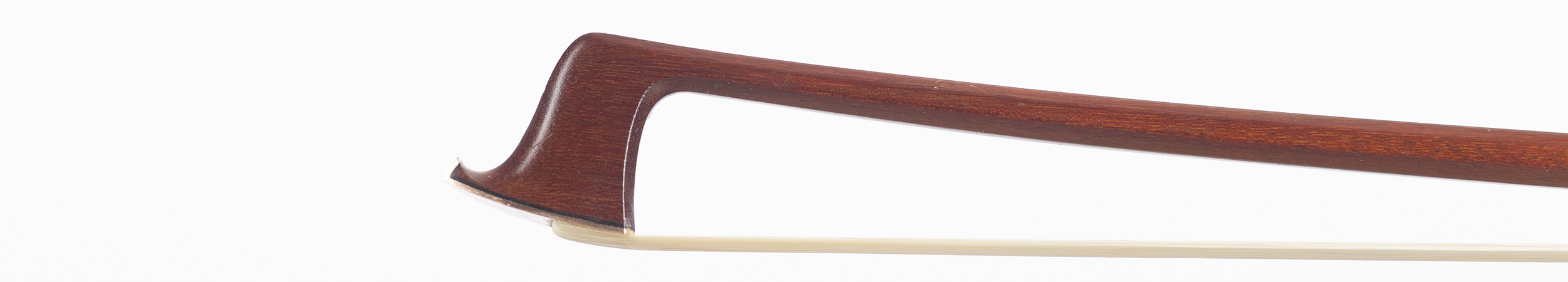 A gold and tortoiseshell-mounted violin bow by Lothar Seifert, Bubenreuth, circa 1970 — head