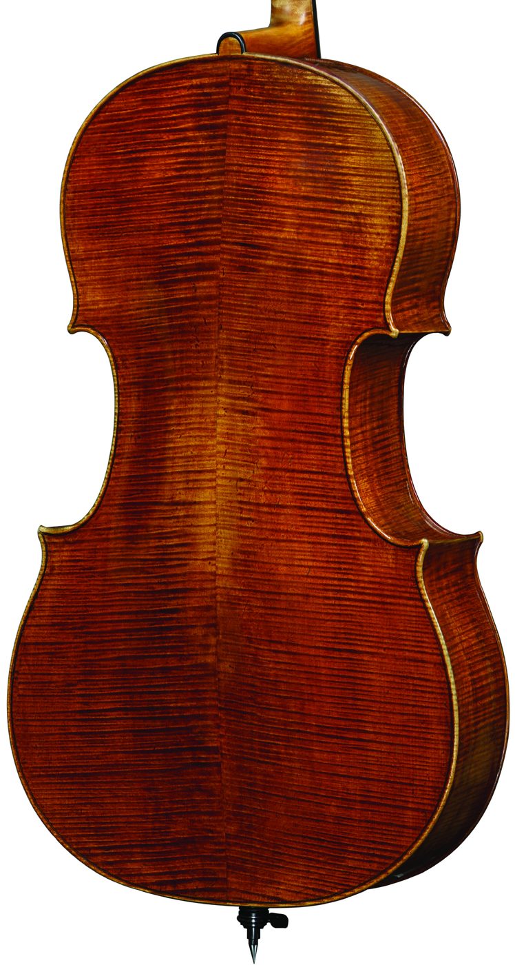 Back of the ‘Archinto’ Stradivari cello, 1689